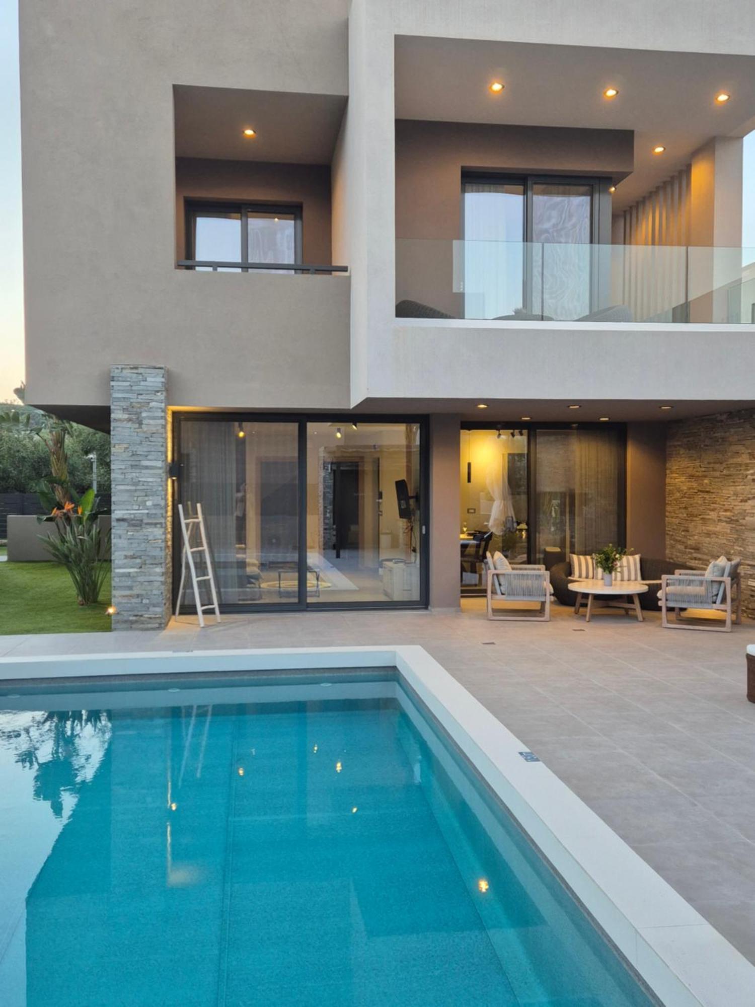 Aguacate Glafki With Heated Private Swimming Pool Villa Циливи Екстериор снимка