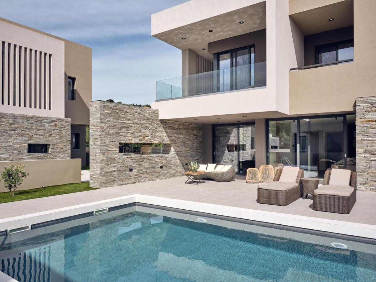 Aguacate Glafki With Heated Private Swimming Pool Villa Циливи Екстериор снимка