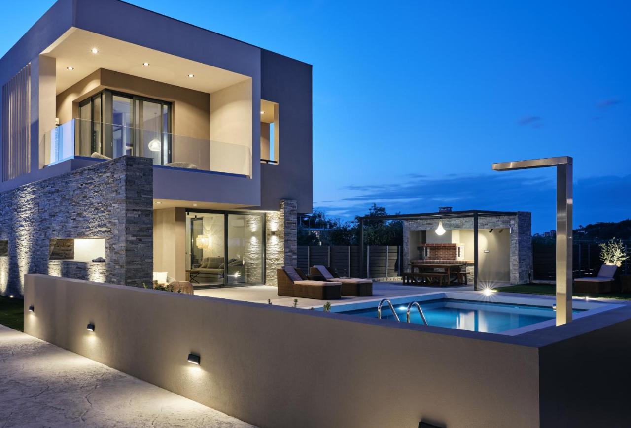 Aguacate Glafki With Heated Private Swimming Pool Villa Циливи Екстериор снимка